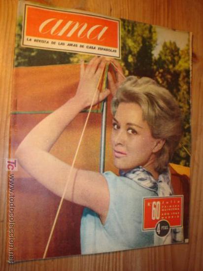 Collection Magazines and Newspapers: REVISTA AMA N&ordm; 60-1962. EN PORTADA:  MAR&Iacute;A MABER.