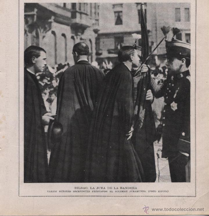 Coleccionismo de revistas y peri&oacute;dicos: * MILITARIA * Jura de bandera : Bilbao, Salamanca, Barcelona, San Sebasti&aacute;n y Vitoria - 1924