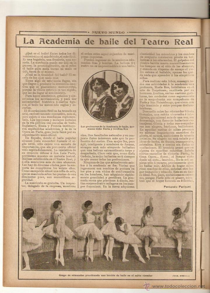 Coleccionismo de revistas y peri&oacute;dicos: A&Ntilde;O 1913 TEATRO REAL ACADEMIA BAILE DANZA JEREZ GRAN HOTEL LOS CISNES CATAGENA ESCUELA NAVAL