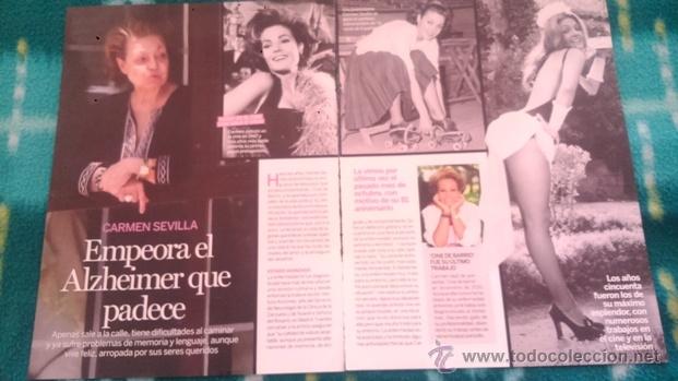 Coleccionismo de Revistas y Peri&oacute;dicos: RECORTES de carmen sevilla