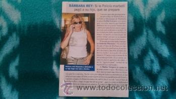 Coleccionismo de revistas y peri&oacute;dicos: RECORTES barbara rey