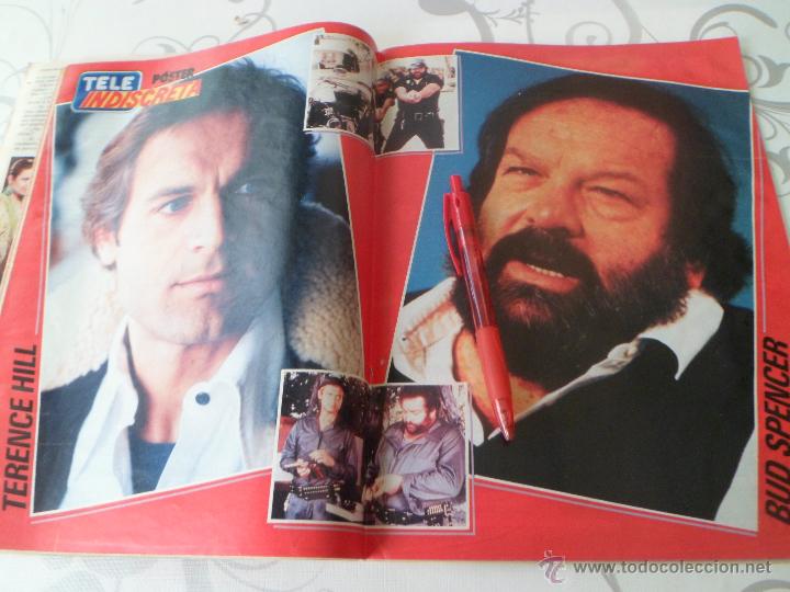 Coleccionismo de Revistas y Peri&oacute;dicos: POSTER TELE INDISCRETA DE BUD SPENCER Y TERENCE HILL