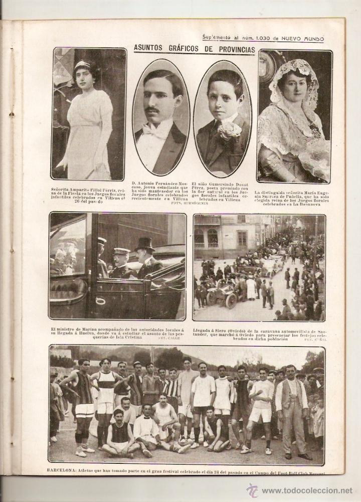 Collection Magazines and Newspapers: A&Ntilde;O 1913 RASUREL PLAYA BAYONA GALICIA BARRACA FOTOGRAFIA VIVES TRAVESIA MEDITERRANEO AEROPLANO SIERO