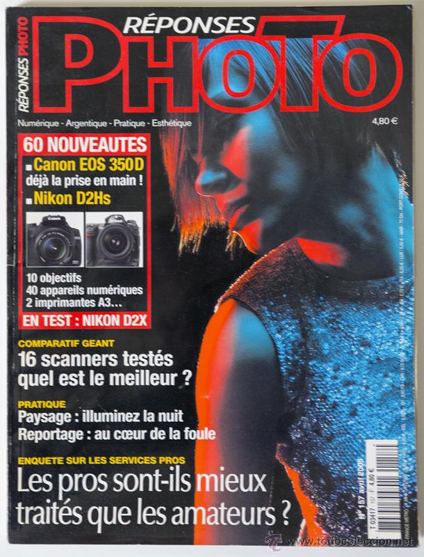 Collezionismo di Riviste e Giornali: REVISTA DE FOTOGRAFIA PHOTOGRAPHIE MAGAZINE R&Eacute;PONSES PHOTO n&ordm; 157 04 / 2005 DOSSIER SERVICIOS PRO