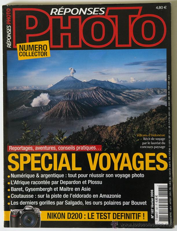 Collezionismo di Riviste e Giornali: REVISTA DE FOTOGRAFIA PHOTOGRAPHIE MAGAZINE R&Eacute;PONSES PHOTO n&ordm; 167 02 / 2006 ESPECIAL VIAJES