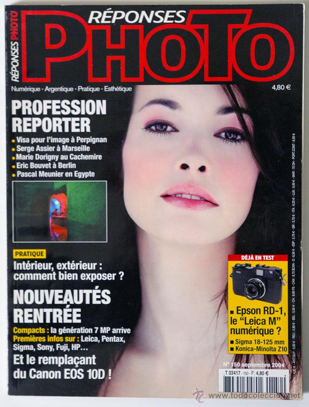 Collezionismo di Riviste e Giornali: REVISTA DE FOTOGRAFIA PHOTOGRAPHIE MAGAZINE R&Eacute;PONSES PHOTO n&ordm; 150 09 / 2004 PROFESI&Oacute;N FOTOPERIODISTA