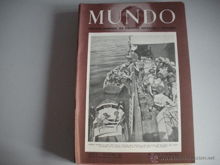 Collection Magazines and Newspapers: MUNDO - REVISTA SEMANAL DE POLITICA EXTERIOR Y ECONOMIA  A&Ntilde;O V - N&ordm; 236