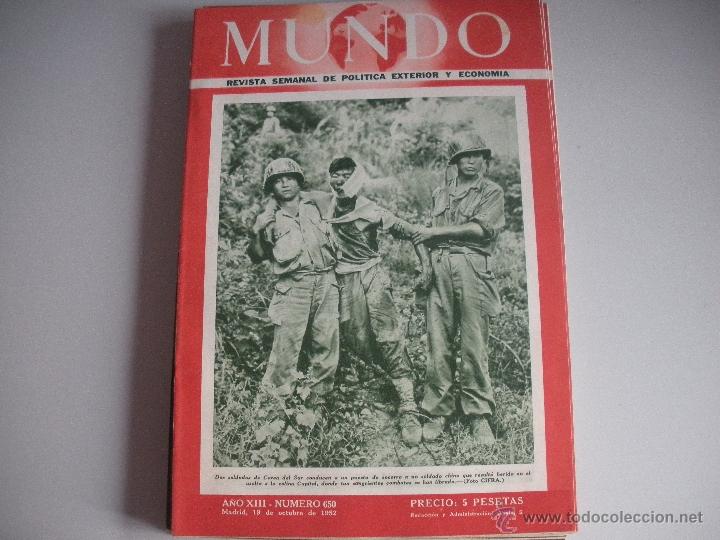 Collezionismo di Riviste e Giornali: MUNDO - REVISTA SEMANAL DE POLITICA EXTERIOR Y ECONOMIA  A&Ntilde;0  XIII - N&ordm; 650