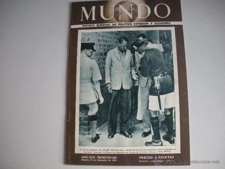 Collezionismo di Riviste e Giornali: MUNDO - REVISTA SEMANAL DE POLITICA EXTERIOR Y ECONOMIA  A&Ntilde;0  XIII - N&ordm; 659