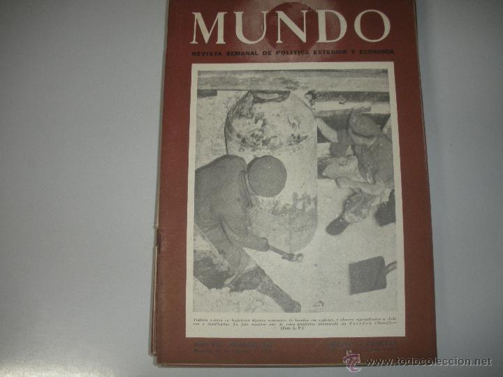 Collezionismo di Riviste e Giornali: MUNDO - REVISTA SEMANAL DE POLITICA EXTERIOR Y ECONOMIA  A&Ntilde;O - VII - N&ordm; 303