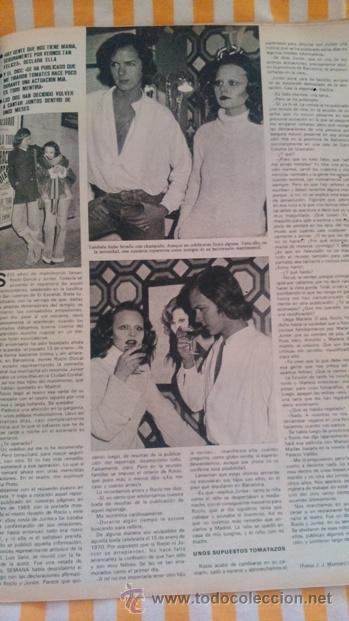 Coleccionismo de Revistas y Peri&oacute;dicos: RECORTES Rocio durcal junior morales