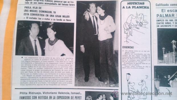 Coleccionismo de Revistas y Peri&oacute;dicos: RECORTES paola dominguin bose luis miguel