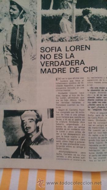 Coleccionismo de Revistas y Peri&oacute;dicos: RECORTES SOFIA LOREN