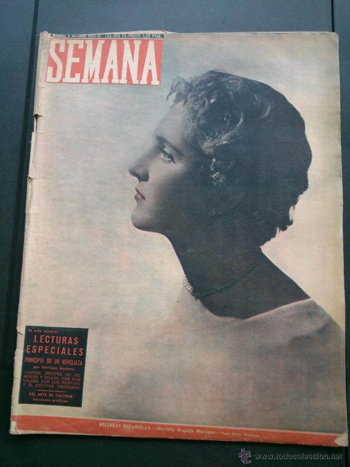 Coleccionismo de Revistas y Peri&oacute;dicos: ANTIGUA REVISTA SEMANA.A&Ntilde;O;1954
