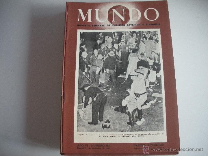 Collezionismo di Riviste e Giornali: MUNDO - REVISTA SEMANAL DE POLITICA EXTERIOR Y ECONOMIA  A&Ntilde;O VI - N&ordm; 288