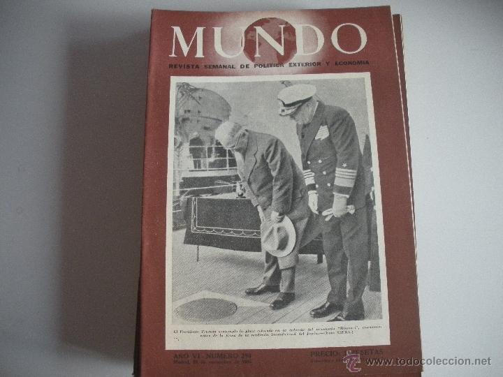 Collezionismo di Riviste e Giornali: MUNDO - REVISTA SEMANAL DE POLITICA EXTERIOR Y ECONOMIA  A&Ntilde;O VI - N&ordm; 290