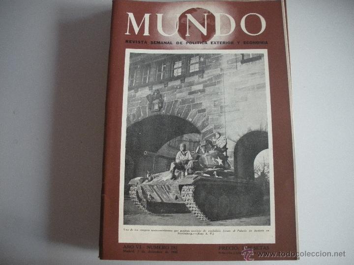 Collezionismo di Riviste e Giornali: MUNDO - REVISTA SEMANAL DE POLITICA EXTERIOR Y ECONOMIA  A&Ntilde;O VI - N&ordm; 292