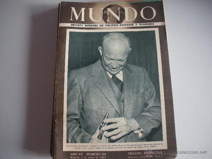 Collezionismo di Riviste e Giornali: MUNDO - REVISTA SEMANAL DE POLITICA EXTERIOR Y ECONOMIA  A&Ntilde;O XV - N&ordm; 713
