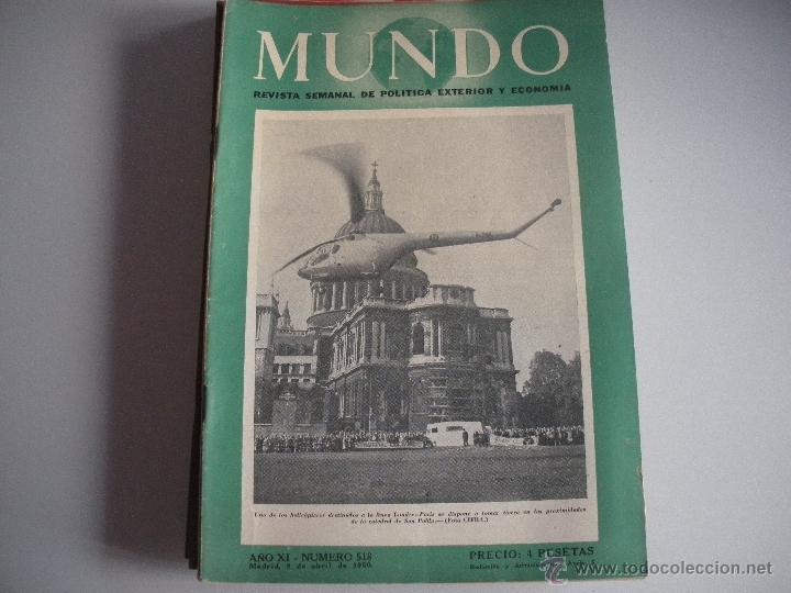 Collezionismo di Riviste e Giornali: MUNDO - REVISTA SEMANAL DE POLITICA EXTERIOR Y ECONOMIA  A&Ntilde;O XI N &ordm;- 518