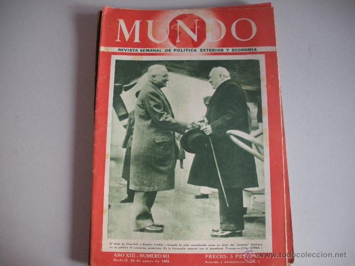 Collezionismo di Riviste e Giornali: MUNDO - REVISTA SEMANAL DE POLITICA EXTERIOR Y ECONOMIA  A&Ntilde;O XIII - N&ordm; 611