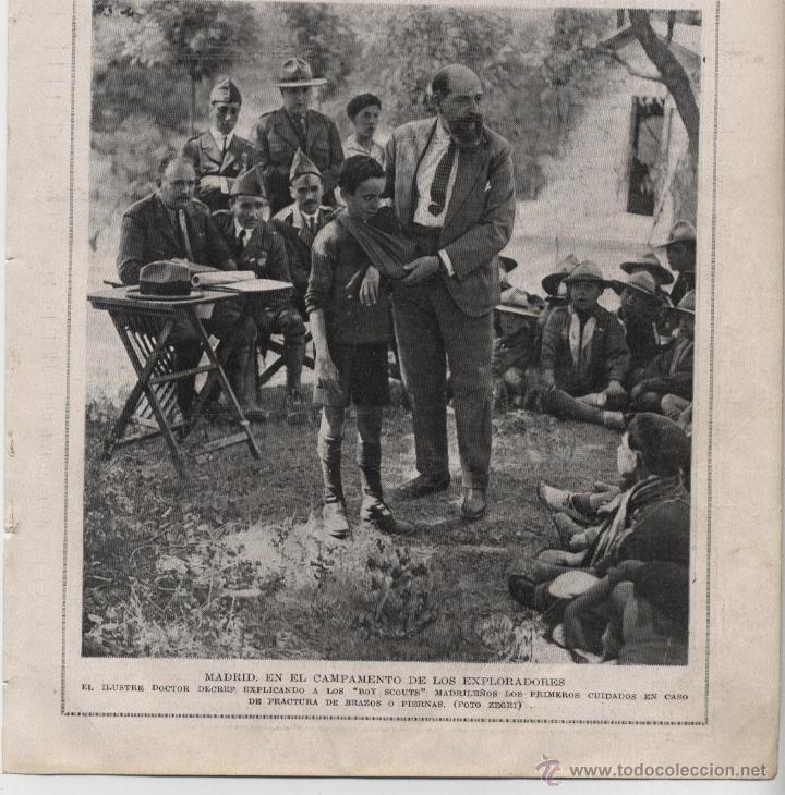 Collezionismo di Riviste e Giornali: * MADRID * ESCUTISMO * SCOUTS * Campamento de los exploradores - 1924