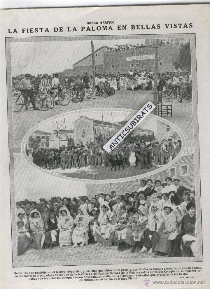 Coleccionismo de Revistas y Peri&oacute;dicos: REVISTA A&Ntilde;O 1915 LA VENDIMIA EN RUMANIA VINO FIESTA EN BELLAS VISTAS MADRID DEVA HUELVA SINROT