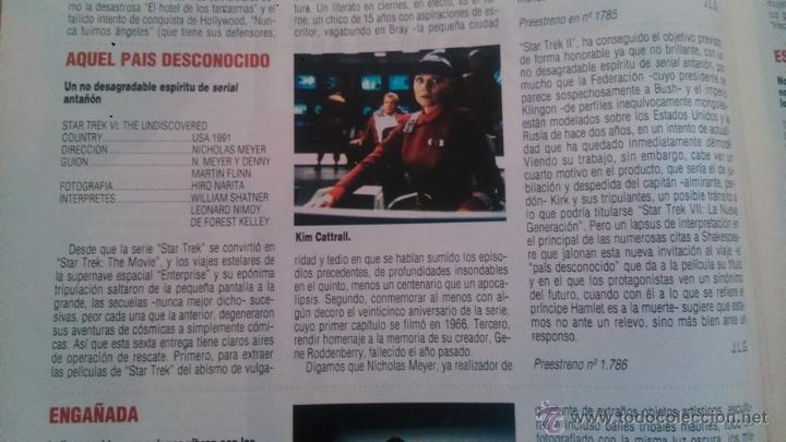 Coleccionismo de revistas y peri&oacute;dicos: RECORTES star trek aquel pais desconocido