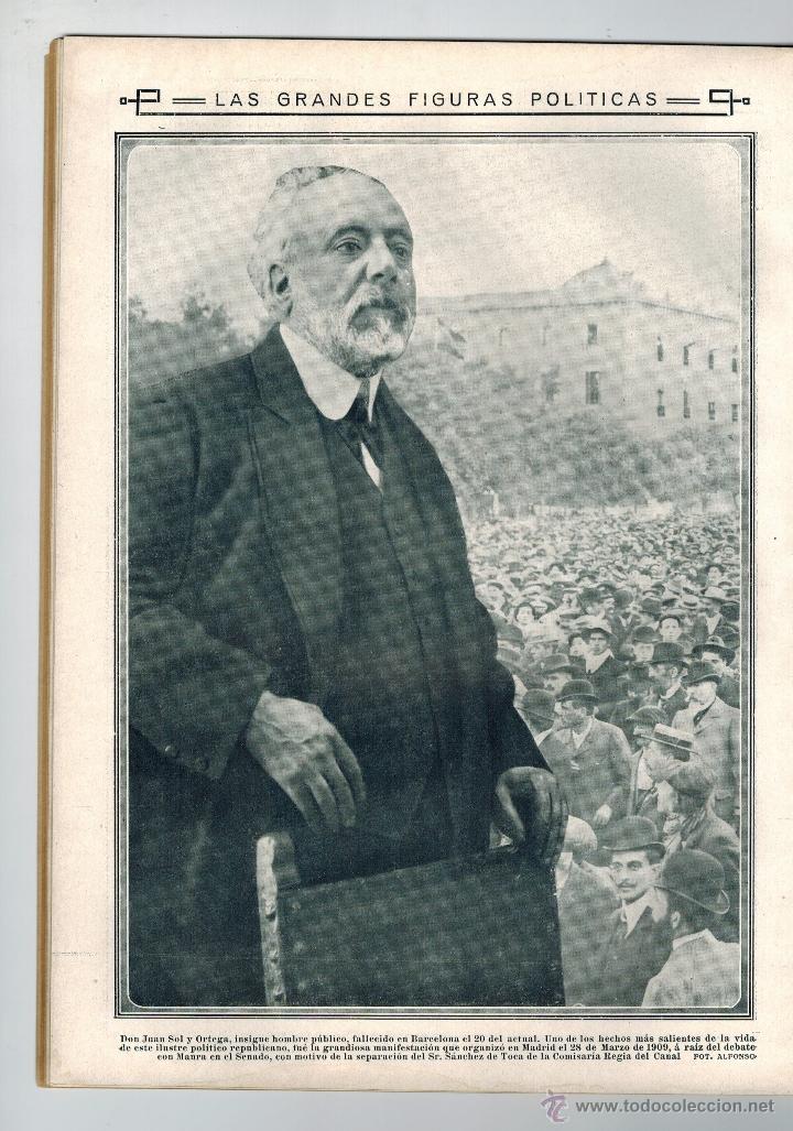Coleccionismo de Revistas y Peri&oacute;dicos: A&Ntilde;O 1913 HUELVA MONASTERIO LA RABIDA NAVIA CAMPOAMOR ENTIERRO SOL Y ORTEGA SU&Ntilde;OL