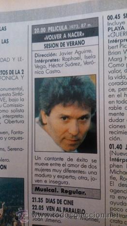 Coleccionismo de revistas y peri&oacute;dicos: RECORTE raphael - Foto 1