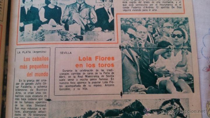 Coleccionismo de revistas y peri&oacute;dicos: RECORTE lola flores