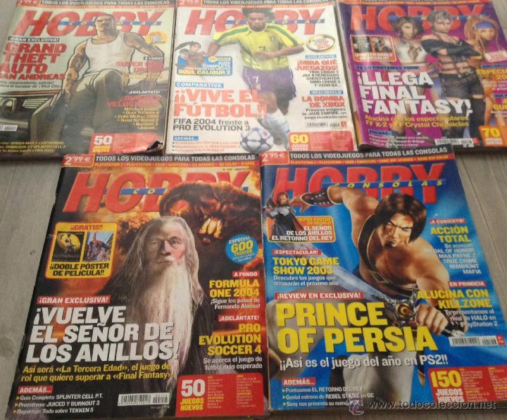 Coleccionismo de Revistas y Peri&oacute;dicos: lote revista hobby consolas n&ordm; 145-146-147-154-155