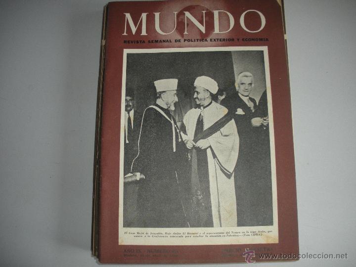Collection Magazines and Newspapers: MUNDO - REVISTA SEMANAL DE POLITICA EXTERIOR Y ECONOMIA  A&Ntilde;O IX - N&ordm; 414