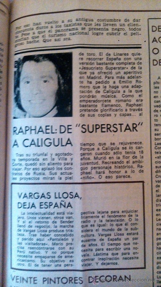 Collection Magazines and Newspapers: RECORTE raphael