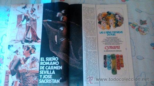 Coleccionismo de Revistas y Peri&oacute;dicos: RECORTE carmen sevilla jose sacristan