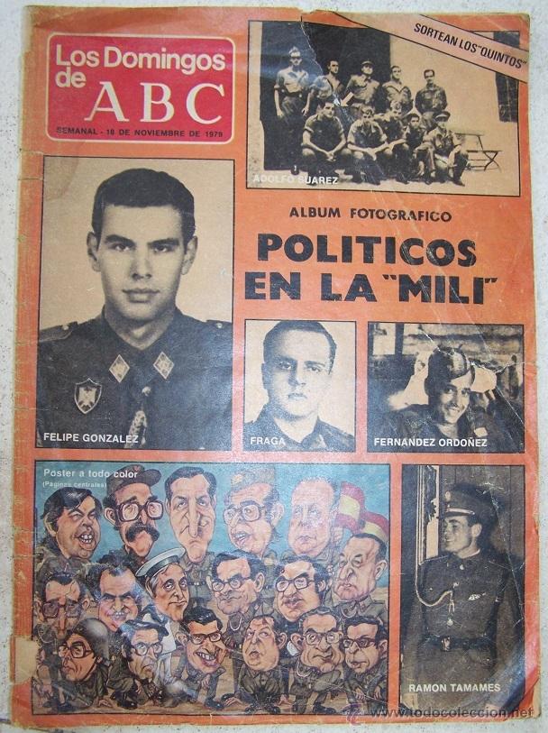 Coleccionismo de revistas y peri&oacute;dicos: LOS DOMINGOS DE ABC. 18 DE NOVIEMBRE DE 1979. USADO