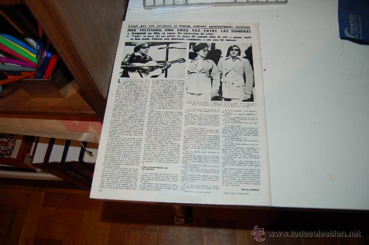 Sammeln von Zeitschriften und Zeitungen: JOS&Eacute; FELICIANO: Entrevista y reportaje de los primeros a&ntilde;os 70