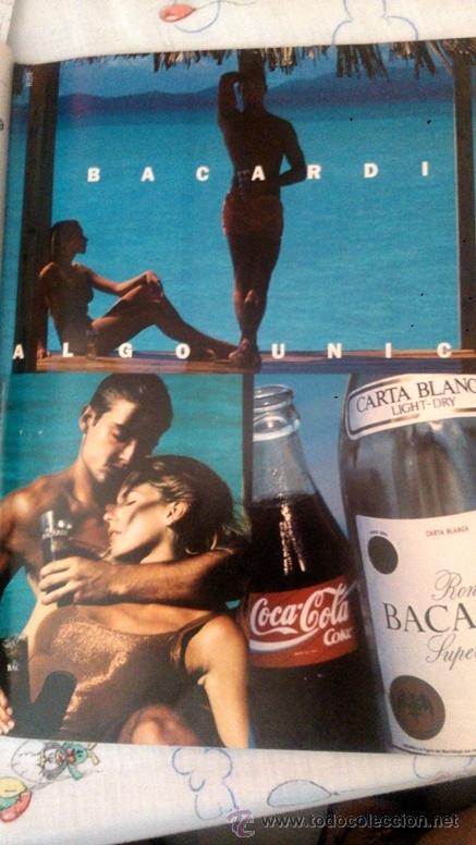 Sammeln von Zeitschriften und Zeitungen: RECORTE bacardi cocacola anuncio