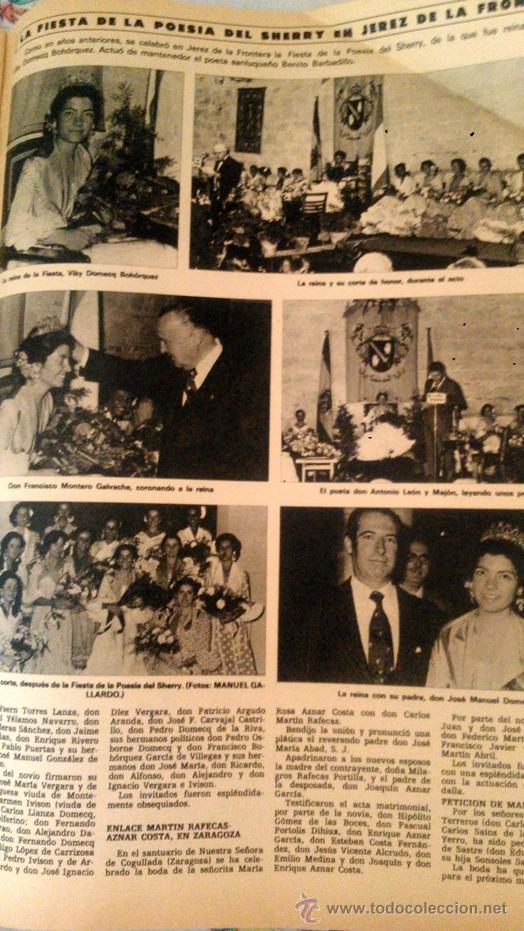 Sammeln von Zeitschriften und Zeitungen: RECORTE fiesta de la poesia del sherry de jerez domecq 1977