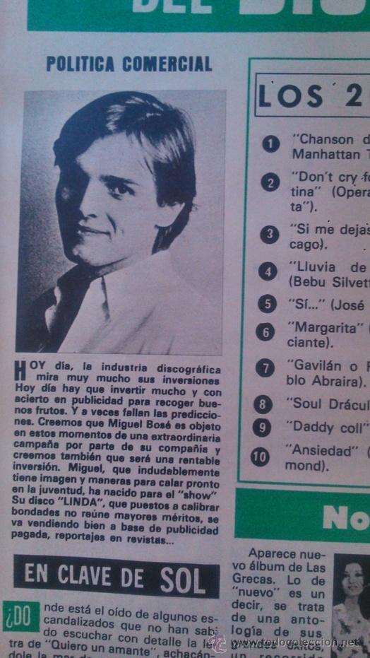 Coleccionismo de Revistas y Peri&oacute;dicos: RECORTE miguel bose