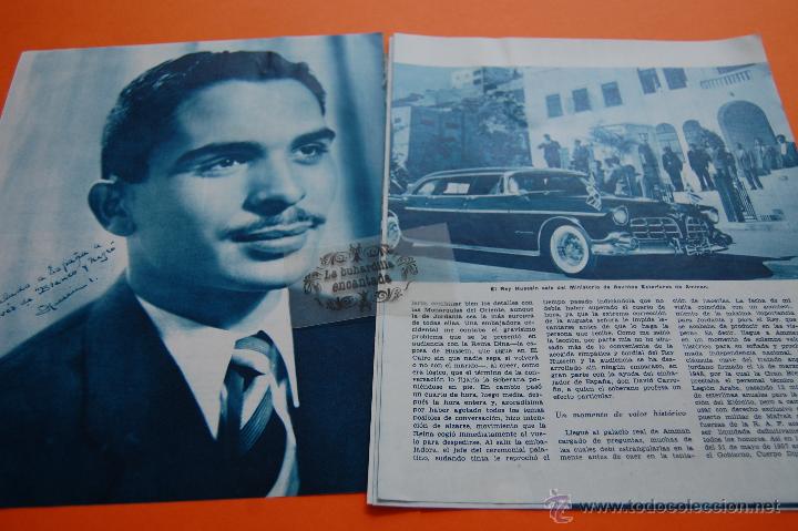 Sammeln von Zeitschriften und Zeitungen: ARTICULO REVISTA -1957- HUSSEIN DE JORDANIA - 12 PAG.