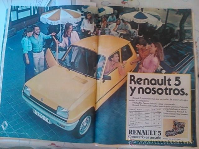 Collectionnisme de Revues et Journaux: RECORTE renault 5 anuncio publicidad