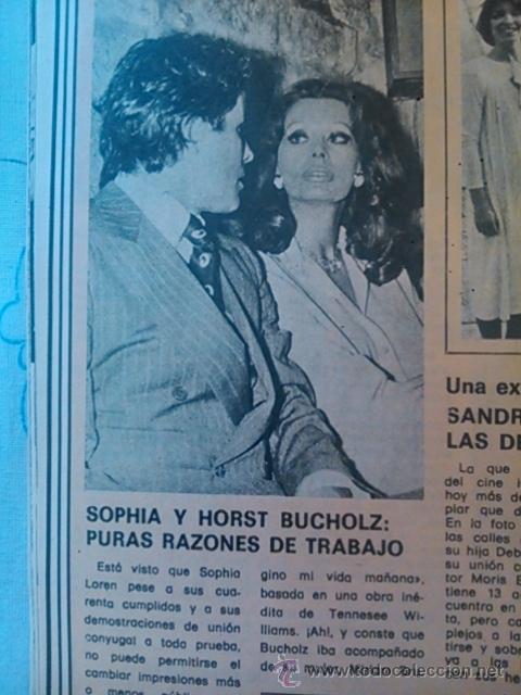 Coleccionismo de Revistas y Peri&oacute;dicos: RECORTE SOFIA LOREN