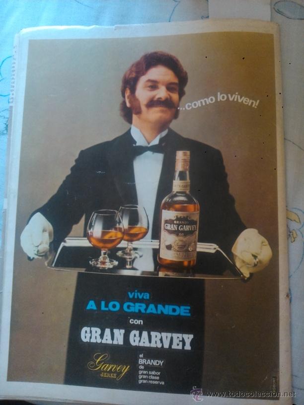 Collectionnisme de Revues et Journaux: RECORTE gran garvey brandy jerez