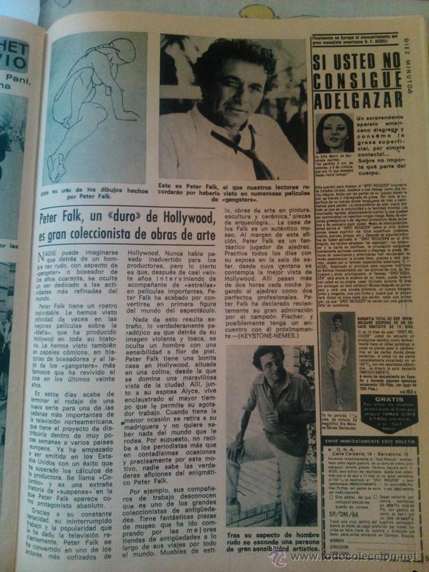 Sammeln von Zeitschriften und Zeitungen: RECORTE peter falk colombo