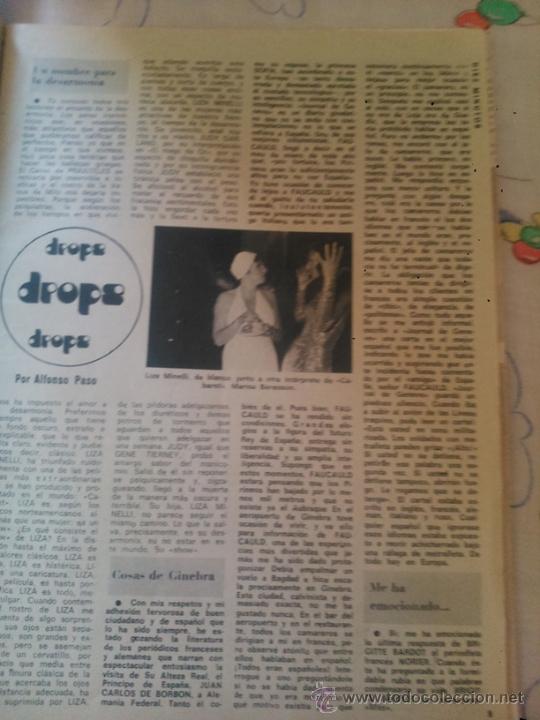Sammeln von Zeitschriften und Zeitungen: RECORTE liza minelli minnelli