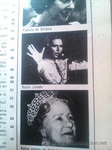 Coleccionismo de Revistas y Peri&oacute;dicos: RECORTE rocio jurado