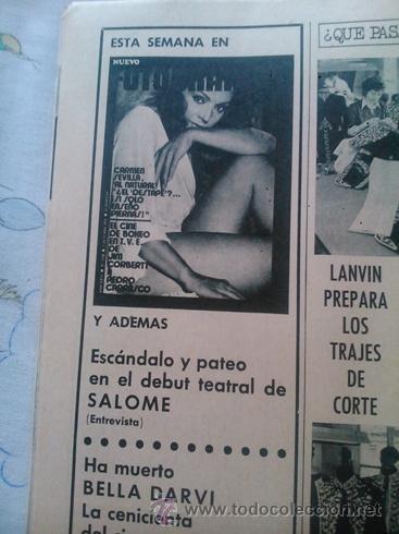 Coleccionismo de Revistas y Peri&oacute;dicos: recorte carmen sevilla