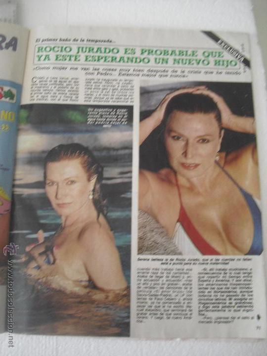Coleccionismo de Revistas y Peri&oacute;dicos: Rocio Jurado. Probable nuevo hijo. 3 p&aacute;ginas. Recorte de prensa de revista de 1985