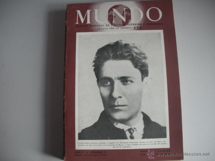 Colecionismo de Revistas e Jornais: MUNDO - REVISTA SEMANAL DE POLITICA EXTERIOR Y ECONOMIA  A&Ntilde;O I - N&ordm; 30