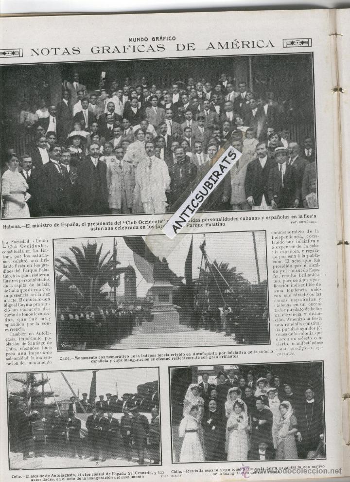 Collection Magazines and Newspapers: REVISTA A&Ntilde;O 1913 GUERRA EN MARRUECOS REGIMIENTO DEL SERRALLO LAUZIEN ESPA&Ntilde;OLES DE ANTOFAGASTA CHILE